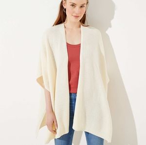 Ann Taylor LOFT Waffle Stitch Wrap